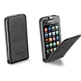 Produkt-Bild: Cellular Line Kunstleder Klapp Tasche mit Magnet f&uuml;r Samsung GalaxyS I9000 schwarz