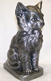 Classic Pewter Cat Urn