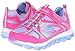 Skechers Kids Skech Air-80358L Bungee and Strap Sneaker (Little Kid/Big Kid),Neon Pink/Periwinkle,1 M US Little Kid