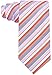 Scott Allan Collection Men's Orange Tie | Adult Standard Size Necktie Orange Gray | Corbatas Para Hombre