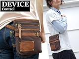 【SALE】DEVICE Control 2way シザーケース BR/ブラウン(HHC-80019BR)