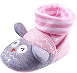 (コ-ランド) Co-land ベビー 靴下靴 ベビーソックス 柔らかい 赤ちゃんシューズ 男の子 女の子 新生児 可愛い 室内履き 練習靴 出産祝い ピンク2 13cm