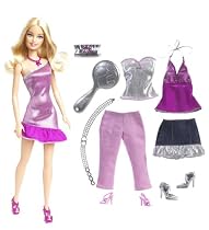 Barbie Fab Life Doll  and  Fashion - Pink Pants  and  Accessories