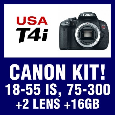 price GID CanonT4i_4LensKIT