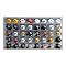 Riddell 40-pc. Traditional Style Super Bowl Winners Pocket Pro Acrylic Display Set