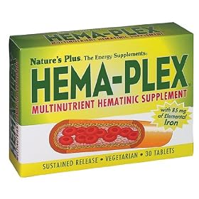 Nature's Plus - Hema-Plex, 30 tablets by Nature's Plus