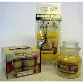 Yankee Candle Vanilla Cupcake Special Gift Set