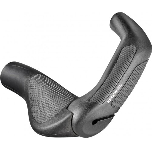 Ergon GP5 Race Bicycle Handle Bar Grips (Black - Small - Performance Length) On Sale