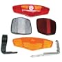 Sunlite 4 Piece Bicycle Reflector Set with Brackets