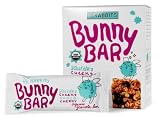 18 Rabbits Squeaky Cheeky Choco Cherry Bunny Bar, Organic, 1.05oz (2 6-packs, 12 count total)