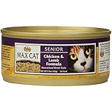 NUTRO MAX CAT Senior Chicken and Lamb Formula Canned Cat Food (Pack of 24)