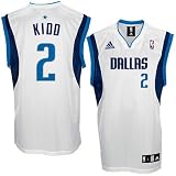 Jason Kidd Jersey adidas White Replica #2 Dallas