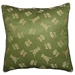 Decorative Silky Green Cushion Cover / Pillow Sham - Chinese "Prosperity & Long Life" Symbols