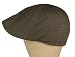 Textured Cotton Twill Newsboy Cap - Satin lining.