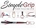 FiberCablesDirect - SimpleGrip Fiber Pulling Eye Hook | Easy as 1 2 3 Fiber Cable Pulling Eye Hook For Duplex and Simplex Fiber Cables