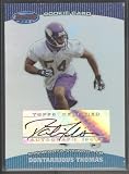 2004 Bowman's Best 175 Dontarrious Thomas Minnesota Vikings (RC - Rookie - Autographed - Football Cards)