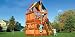 Rainbow Clubhouse Spacesaver with Playhouse