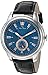 Lucien Piccard Men's 'Duval' Quartz Stainless Steel and Black Leather Casual Watch (Model: LP-40032-03-RA)