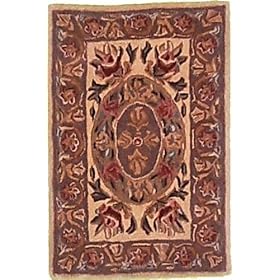 1'11 x 2'10 Hand Tufted Wool Aubusan Rug