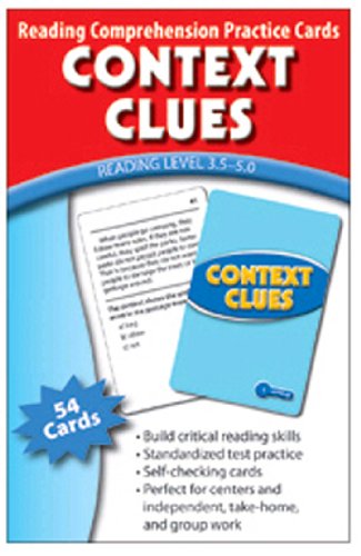 Edupress Context Clues Practice Cards
