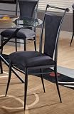 Cierra Dining Chairs in Black Fabric (Set of 2) - Hillsdale Furniture - 4592-806