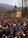 Crowds at Easter Passion Plays Near Krakow, Kalwaria Zebrzydowska, Poland Photographic Poster Print by Krzysztof Dydynski, 18x24