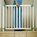 Safety gate white 71-108 cm wood