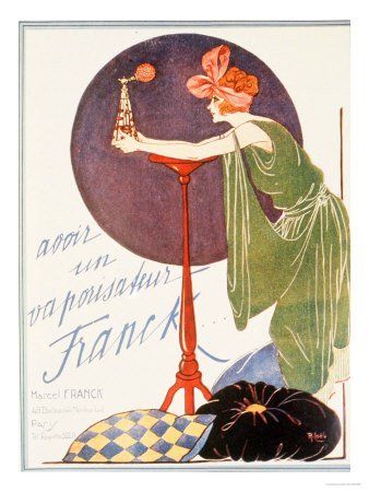Atomisers Spraying Womens Art Deco, UK, 1920 Premium Poster Print, 18x24
