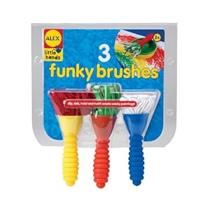 Alex Toys Little Hands, 3 Funky Brushes Alex Toys Little Hands, 3 Funky Brushes