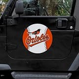 MLB Baltimore Orioles 12'' Team Logo Car Magnet