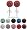 ONE PAIR of Crystal Stud Earrings by GlitZ JewelZ &Acirc;&copy; - 5/16' (8MM) - bling bling!! Comes packed in a lovely velvet pouch - For the matching pendant (2nd picture ) and other colors/sizes choose from the menu below