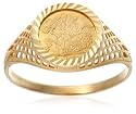 9ct Yellow Gold AMR319081 Ladies Coin Ring
