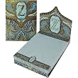 Z Monogram Punch Studio Paisley 75-Page mini notepad - magnetic closure jewel on tab