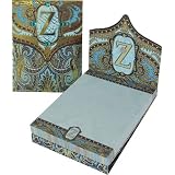 Z Monogram Punch Studio Paisley 75-Page mini notepad - magnetic closure jewel on tab