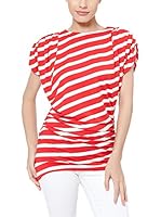 The Jersey Dress Company Blusa 3340 (Rojo / Blanco)