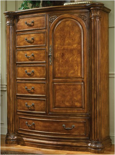 AICO 53070-24 Monte Carlo Chest in Classic Pecan