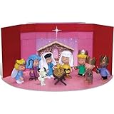 Peanuts Charlie Brown Christmas Nativity Pageant Mini-Figures Set of 9