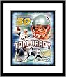 Tom Brady New England Patriots NFL Framed 8x10 Photograph 50 TD Collage
