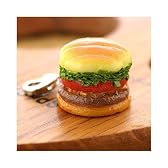 ファーストフードミニチュアマスコット(ベジタブルバーガー)