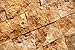 Gold / Yellow Travertine 2 X 4 Split-Faced Brick Mosaic Tile - 6