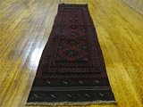 1'11 x 8'7 Red Hand Knotted Wool Sumak Runner Rug