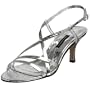 Caparros Women's Eddie Sandal,Silver Snake,8 M US