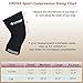 Cross Sports Compression Copper Knee Sleeve (X-Large)