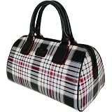 Black White Baekgaard Fall Tartan Brights Handbag Doctor Satchel