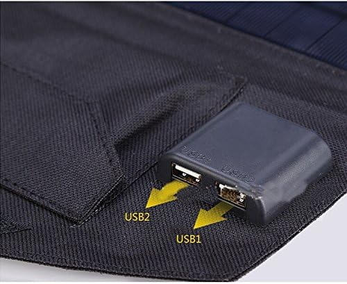 XIANGXINGDA Flexible Bendable PVC Waterproof Double USB Solar Panels Efficient 10W Power Charger for Smartphone MP4 Pad - Color Black