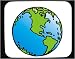 Mouse Pad with Earth, globe, geography, world, spherical, planet, orb