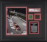 Kasey Kahne - 2009 Pep Boys Auto 500 - Framed 8x10 Photograph with Green Flag & Race Winning Tire LE of 109