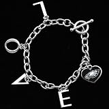 NFL Touch by Alyssa Milano Philadelphia Eagles Ladies Love Chain Charm Bracelet