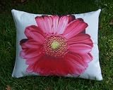 Gerbera Flower Pillow Sundure Fabric