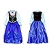 Anna Winter Dress Disney Frozen Inspired Costume CosplayKid Halloween 3T-10Y
